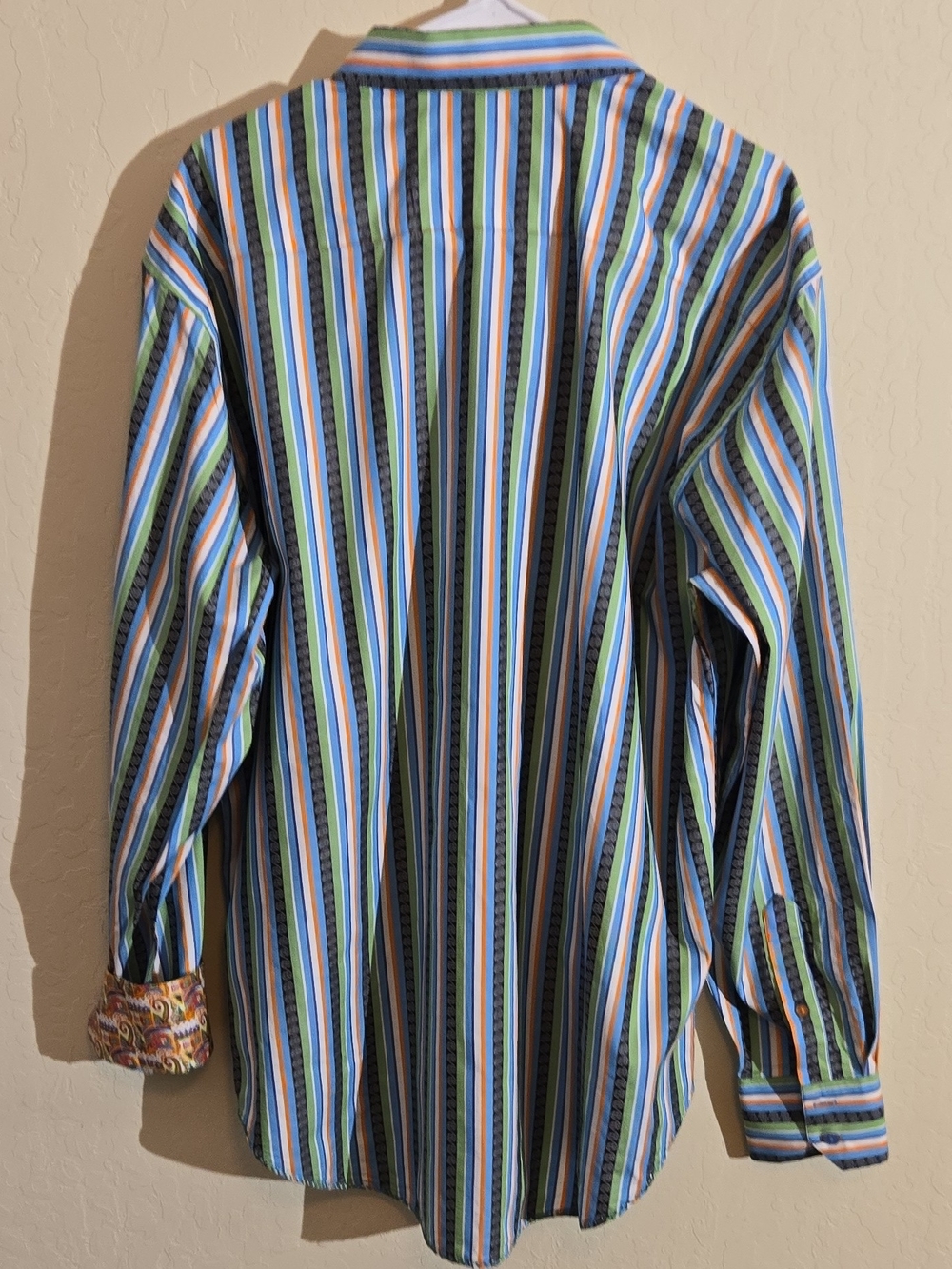 Robert Graham Multicolor Vertical Stripe Button-Down Shirt - Picture 5 of 5